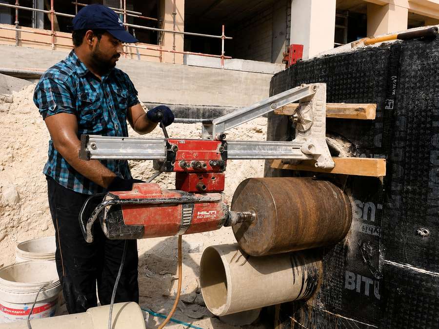 Floor Saw Cutting